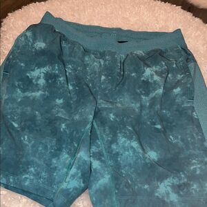 Lululemon Men's Teal Shorts size xlarge